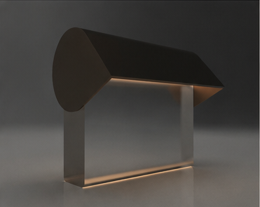 Angled view of the architectural light